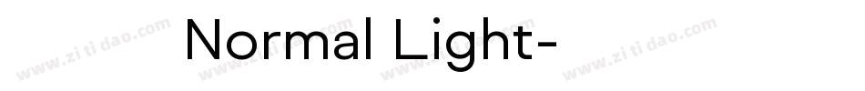 ヒカリ角ゴ Normal Light字体转换